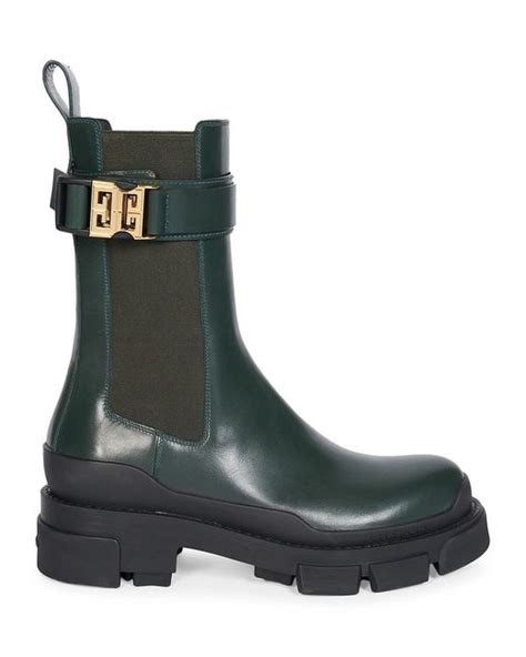 givenchy green bootle|Givenchy boots.